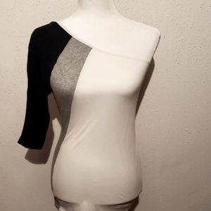 Vs one shoulder shirt